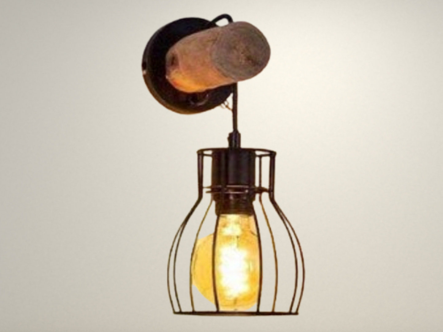 Radientia Retro Wall Lamp | Vintage E27 Sconce for Living Room, Bedroom & Hallway