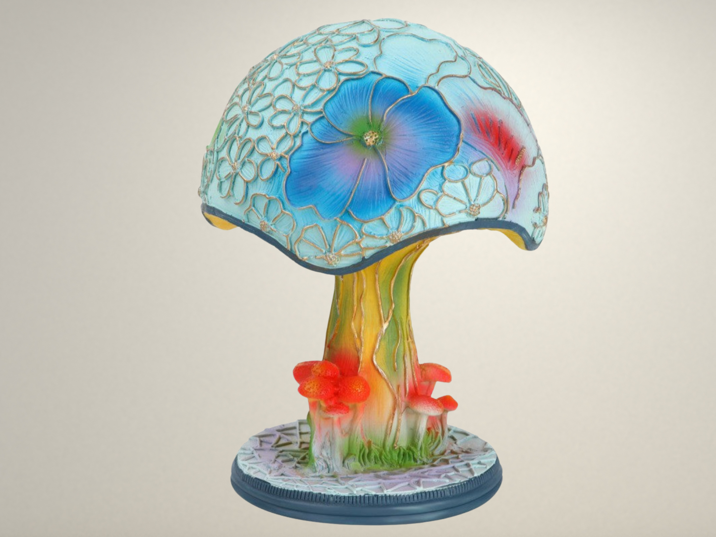 Radientia Handcrafted Resin Mushroom Lamp