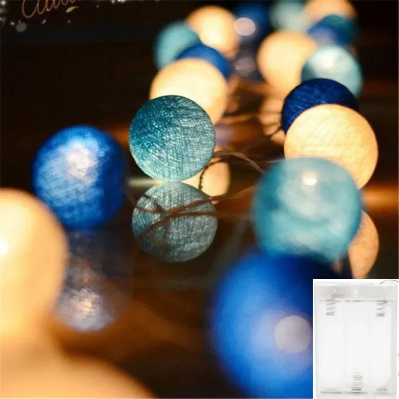 Radientia Cotton Ball Garland Fairy Lights – 6m, 40 LED