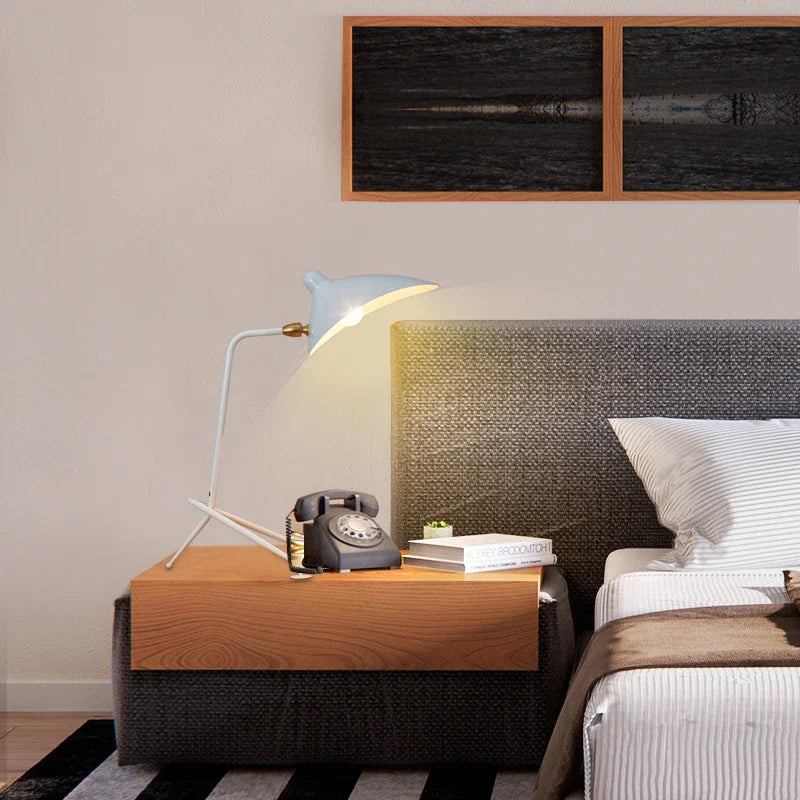 Radientia Nordic Minimalist Table Lamp – Modern Bedside & Study Light