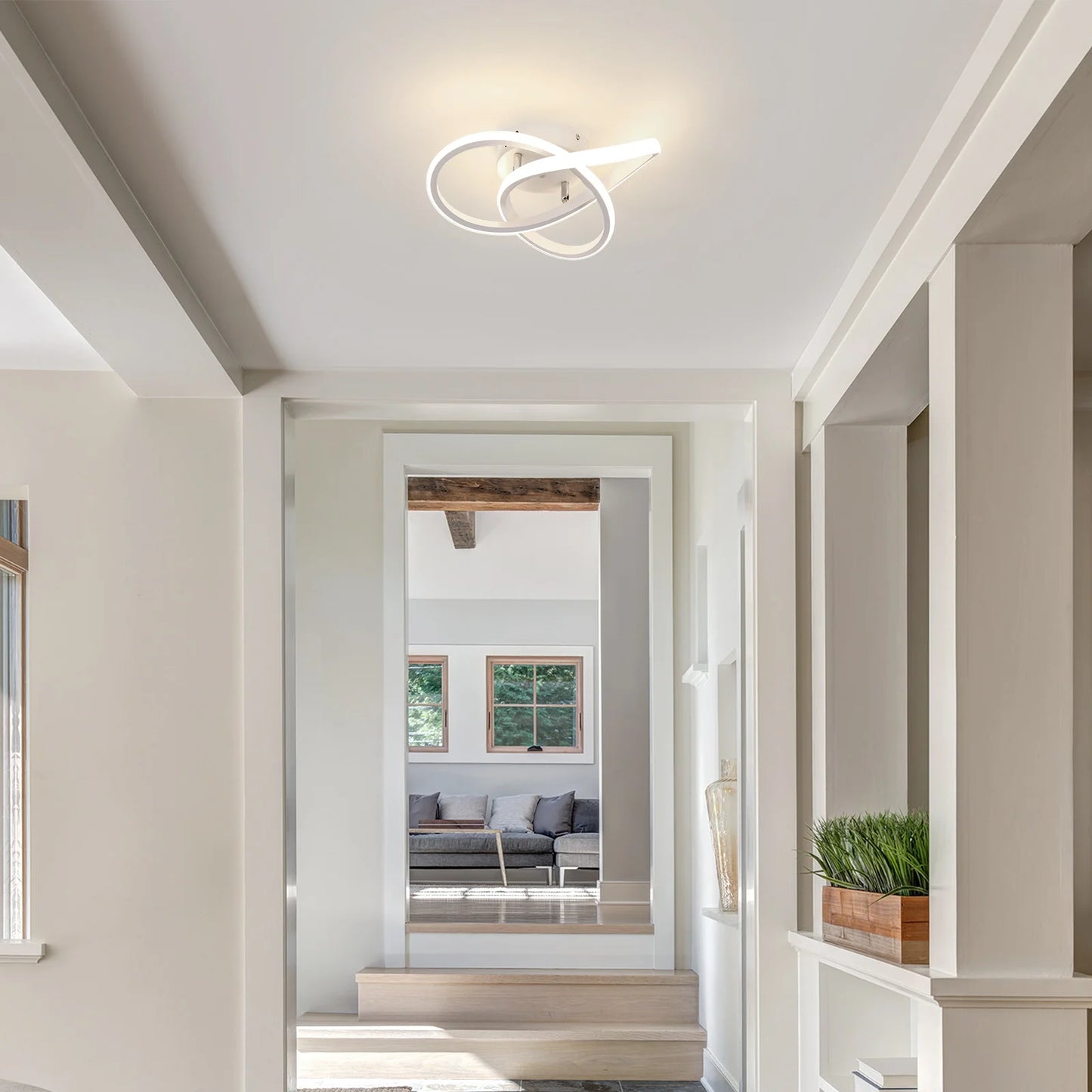 Radientia Modern Flower LED Ceiling Light – 30W, 4500K Natural White