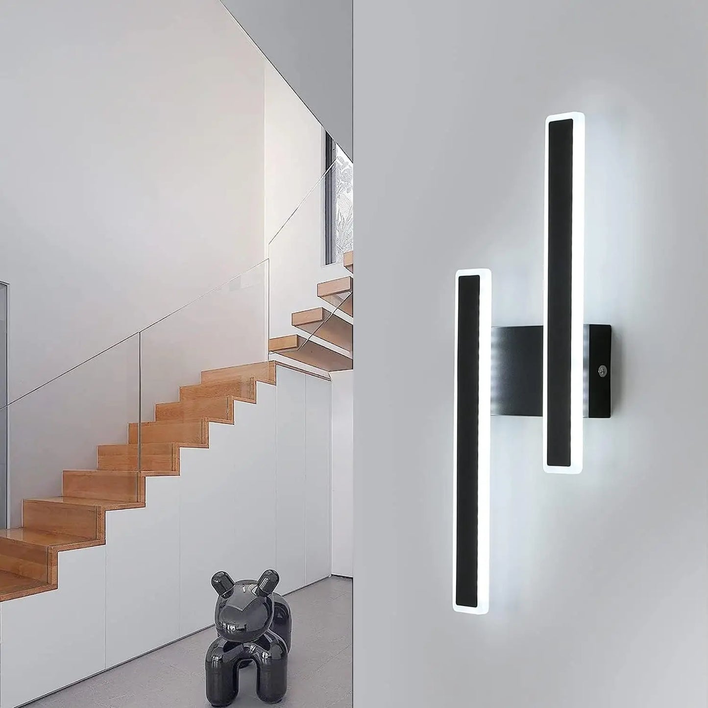 Radientia Modern LED Wall Light – 32W, 6500K Cool White