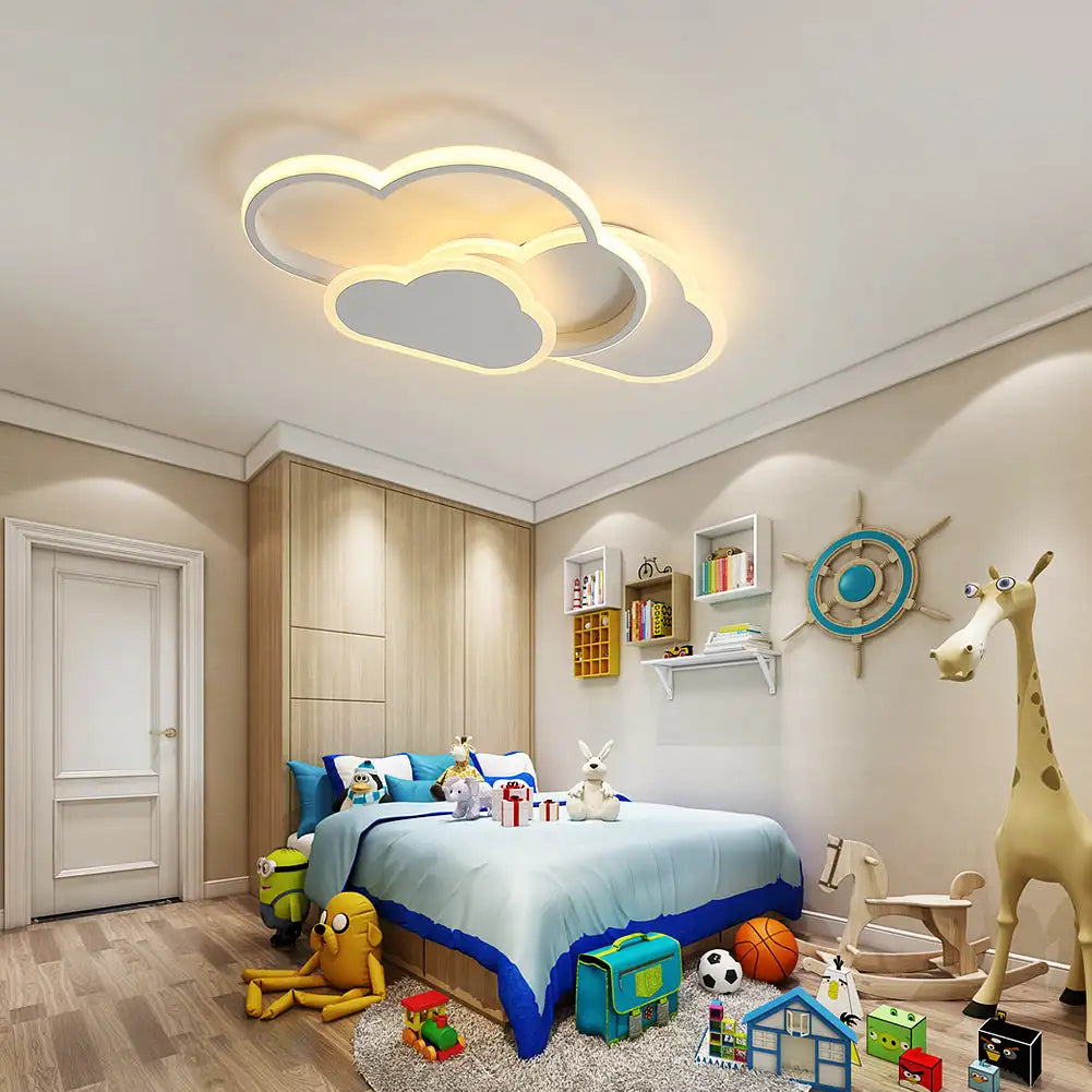 Radientia Cloud LED Ceiling Light – 32W, Remote Dimmable (3000K–6500K)