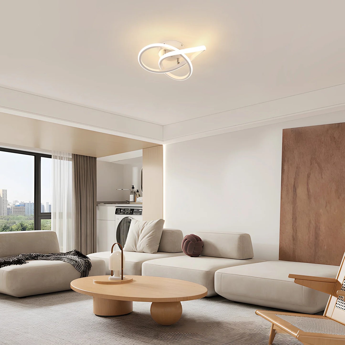 Radientia Modern Flower LED Ceiling Light – 30W, 4500K Natural White