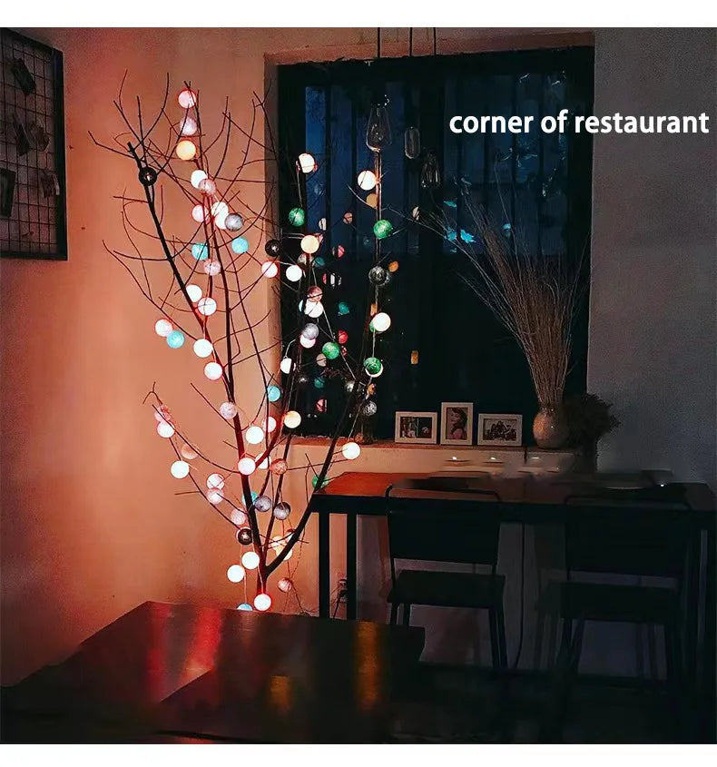 Radientia Cotton Ball Garland Fairy Lights – 6m, 40 LED