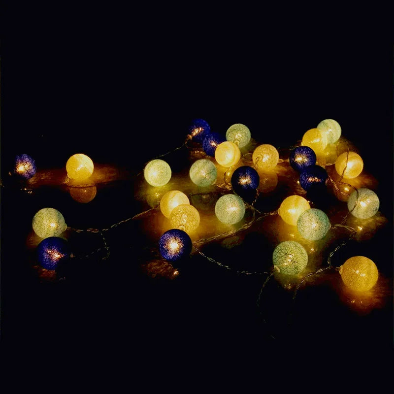 Radientia Cotton Ball Garland Fairy Lights – 6m, 40 LED