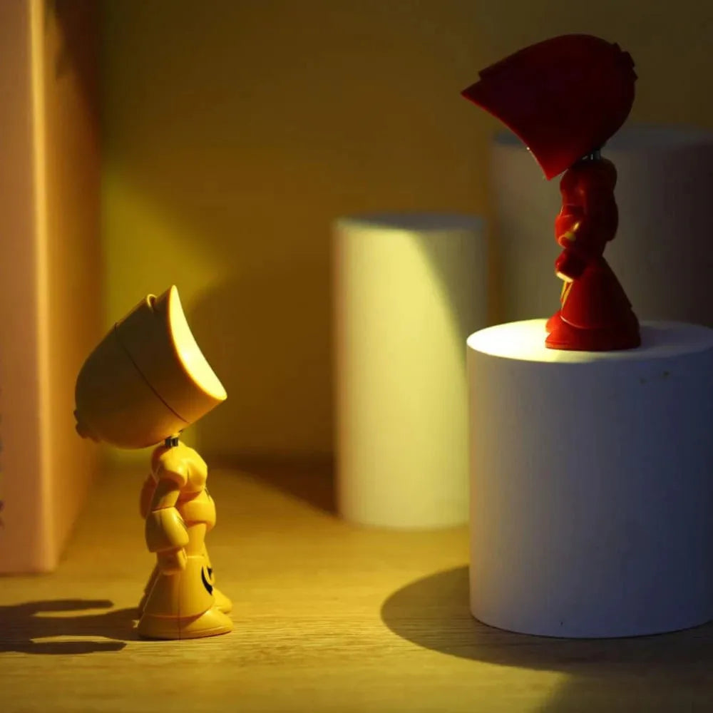 Radientia Mini Cartoon Pet Table Lamp – Folding, Adjustable & Dimmable