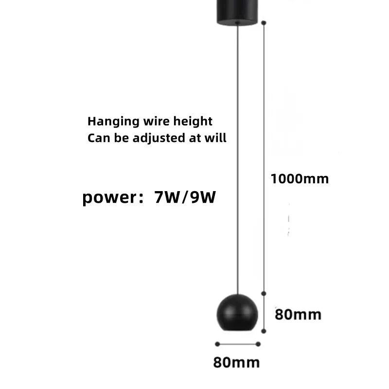 Radientia Modern LED Pendant Chandelier – Sleek Round Design