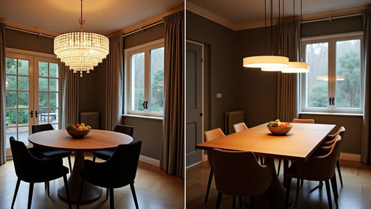 Chandeliers vs. Pendant Lights: Which One Fits Your Dining Room Best?