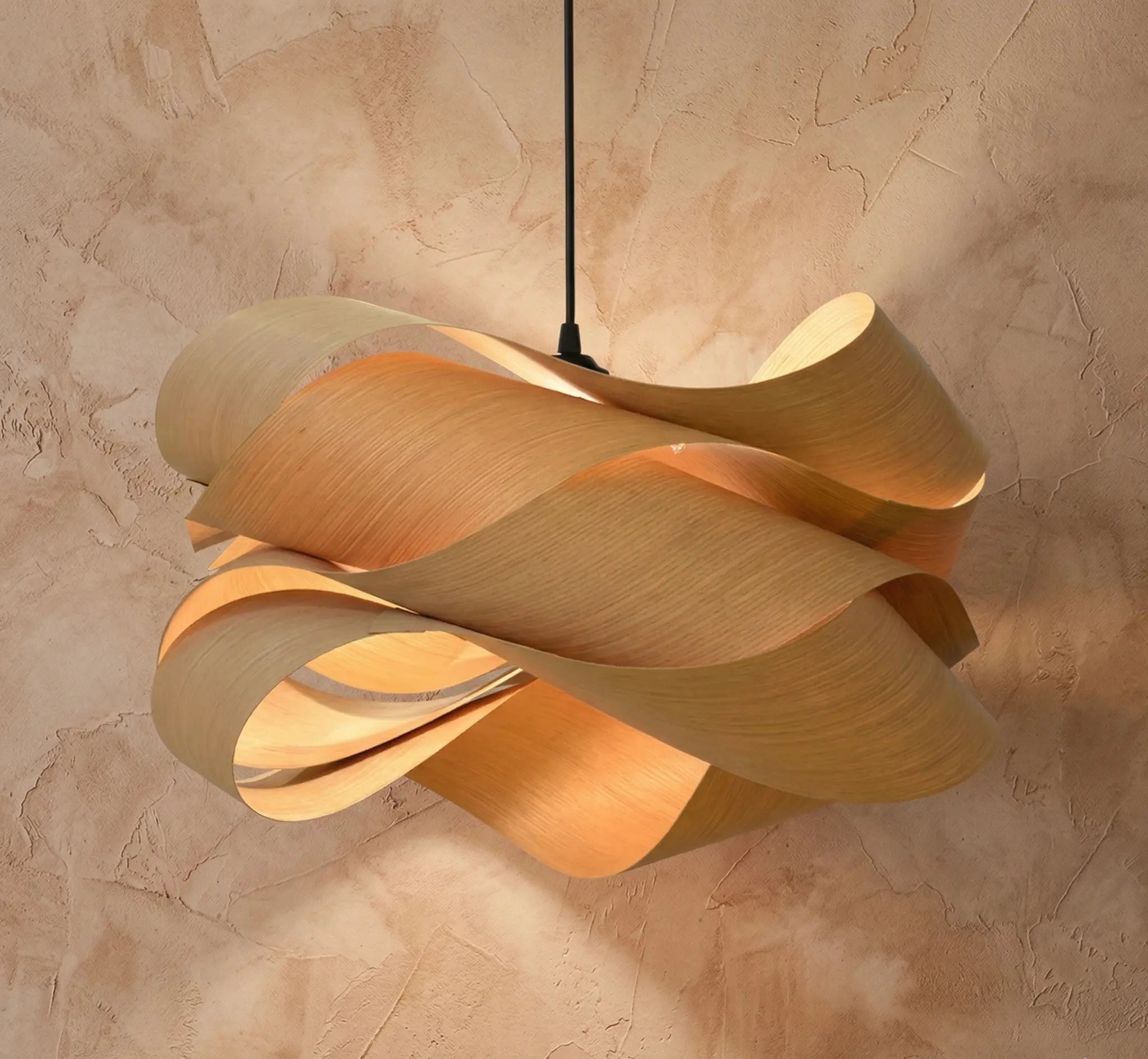 Radientia Natural Wood & Bamboo Pendant
