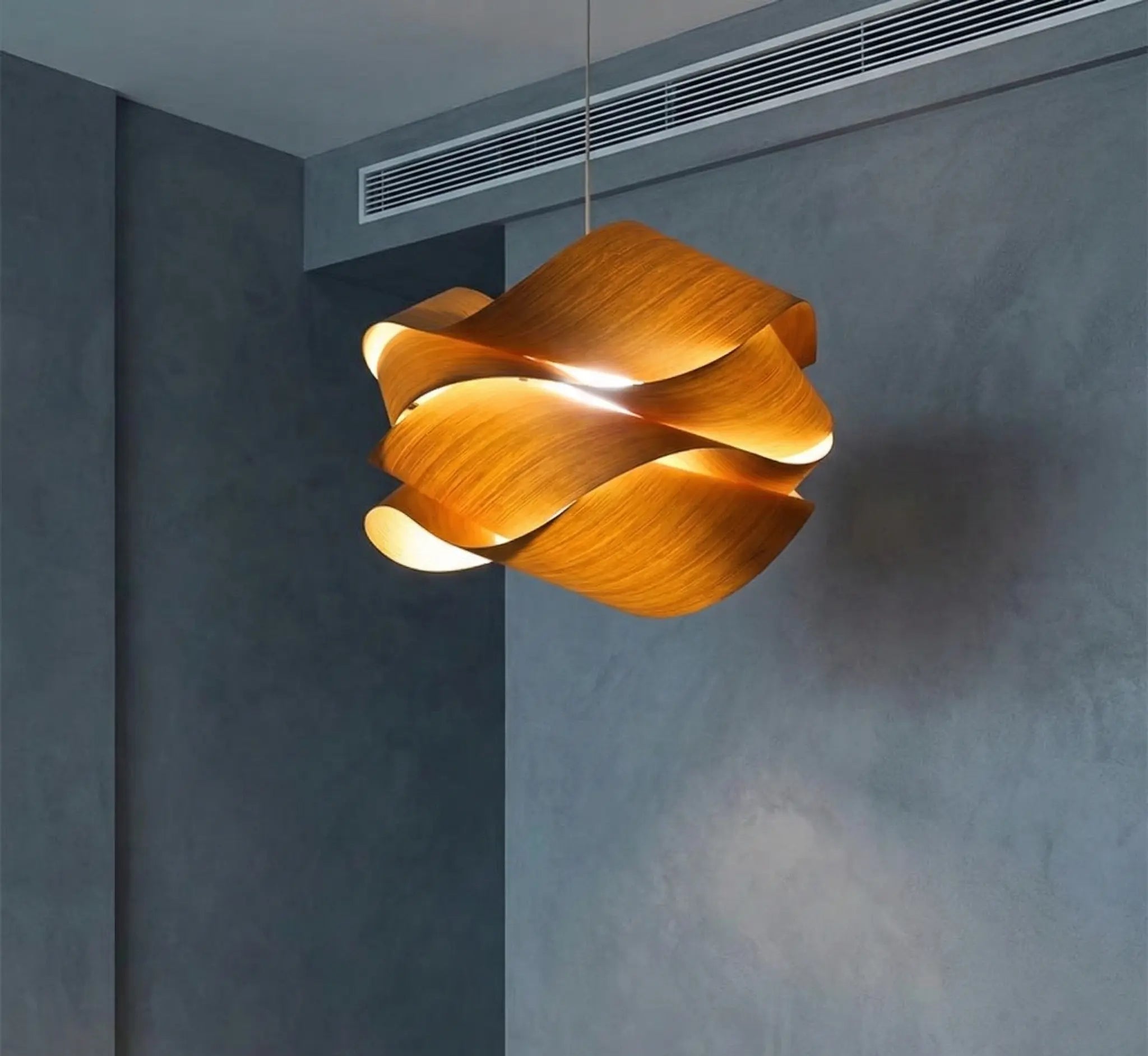 Radientia Natural Wood & Bamboo Pendant