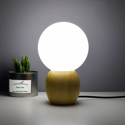 Radientia Mini Solid Wood Polyhedron Table Lamp – EU Plug