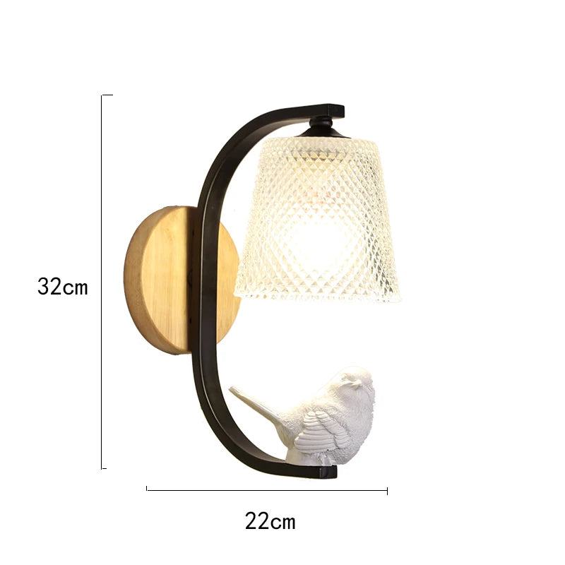 Radientia Nordic Bird Wall Lamp – Modern Decorative Sconce
