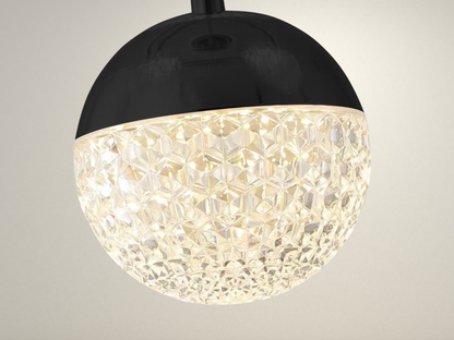 Radientia Modern LED Pendant Lamp – 3-Color Adjustable Semi Flush Mount Chandelier