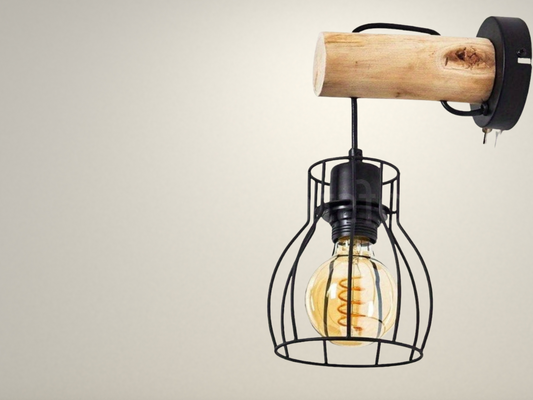 Radientia Retro Wall Lamp | Vintage E27 Sconce for Living Room, Bedroom & Hallway