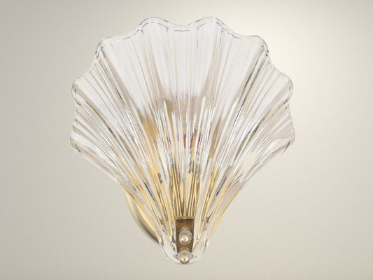 Radientia Sea Shell Wall Lamp – Modern Glass Wall Light Sconce