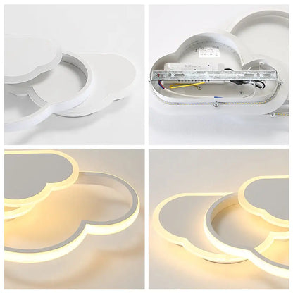 Radientia Cloud LED Ceiling Light – 32W, Remote Dimmable (3000K–6500K)