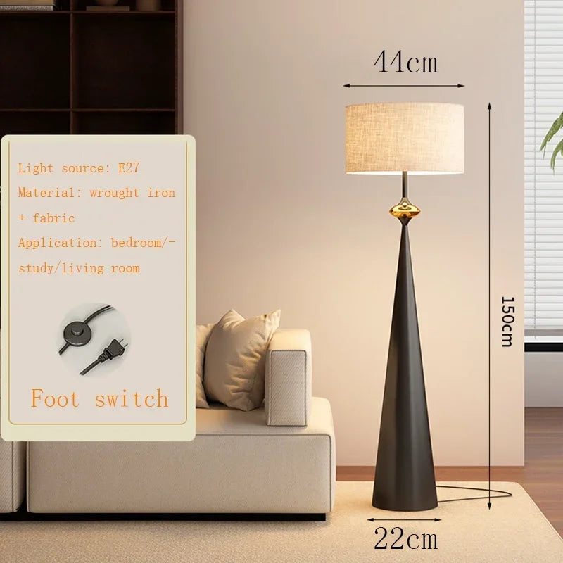 Radientia Wabi-Sabi Minimalist Floor Lamp – Japanese Designer Style Floor Lamp
