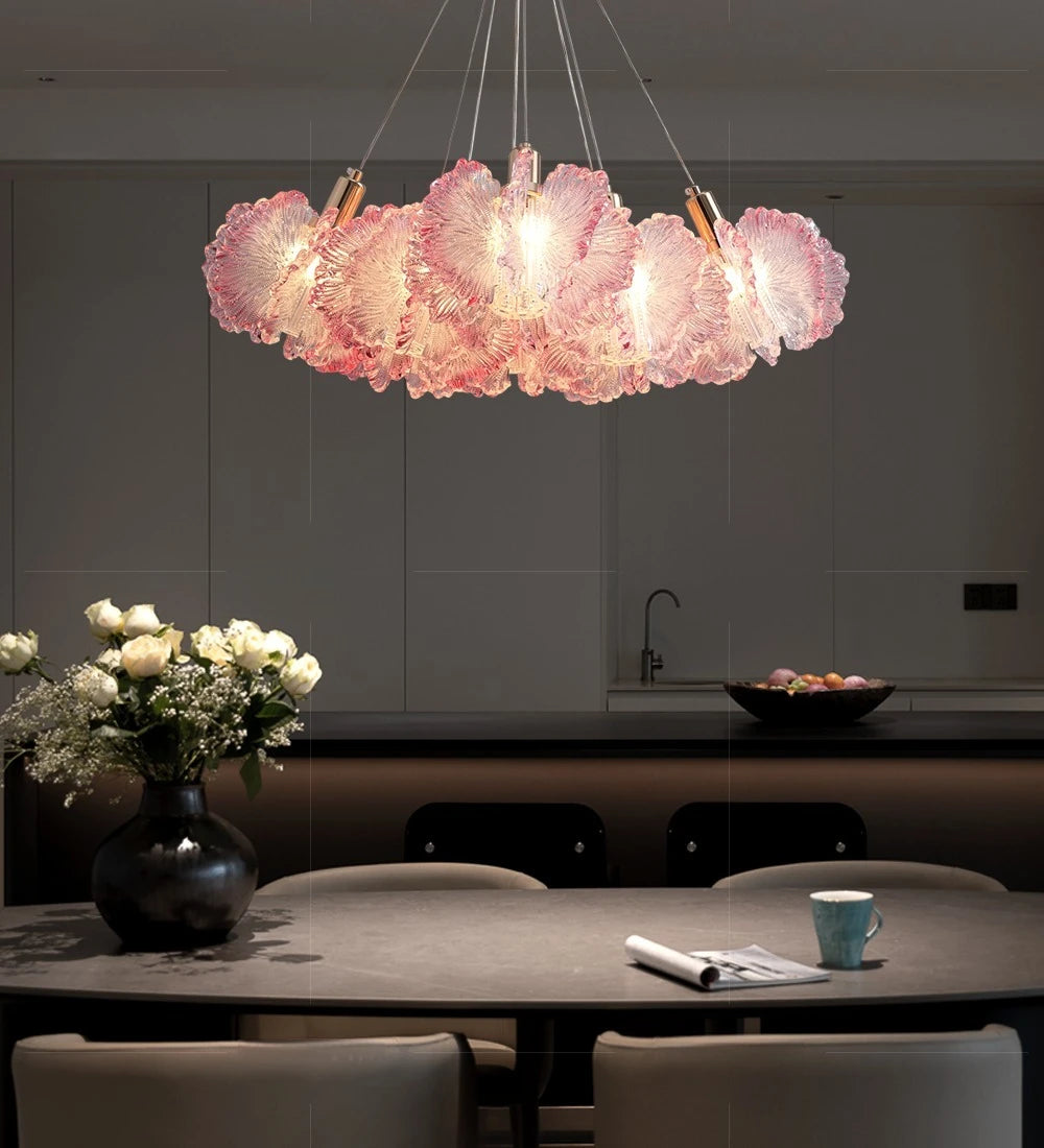 Radientia FLEUR CRISTAL™ – Flower Petal Acrylic Chandelier
