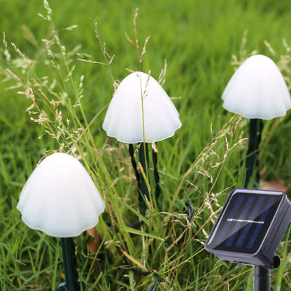Radientia Solar Mushroom Garden Lights – Waterproof LED Outdoor Décor 10 LEDs