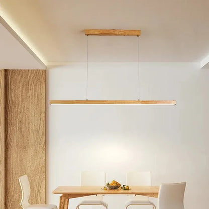 Radientia Nordic Wooden Pendant Light – Japanese White Wax Finish