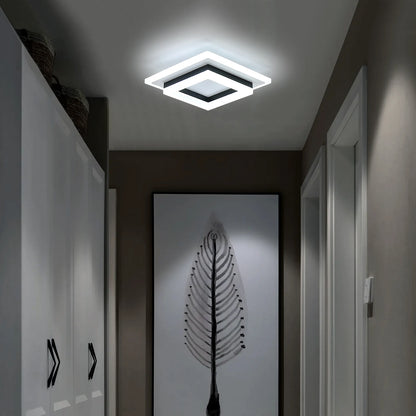 Radientia Modern Square LED Ceiling Light – 24W, Cool White 6500K