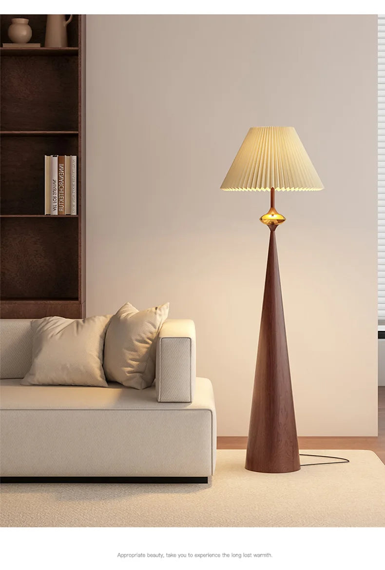 Radientia Wabi-Sabi Minimalist Floor Lamp – Japanese Designer Style Floor Lamp