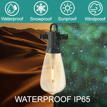 Radientia ST38 LED Outdoor String Lights – Waterproof Edison-Style Bulbs