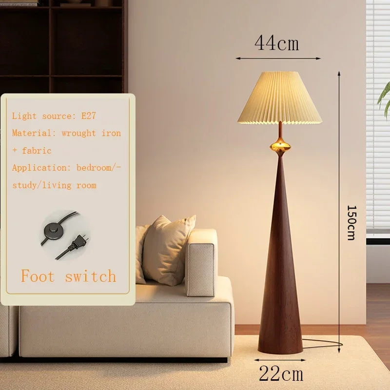 Radientia Wabi-Sabi Minimalist Floor Lamp – Japanese Designer Style Floor Lamp