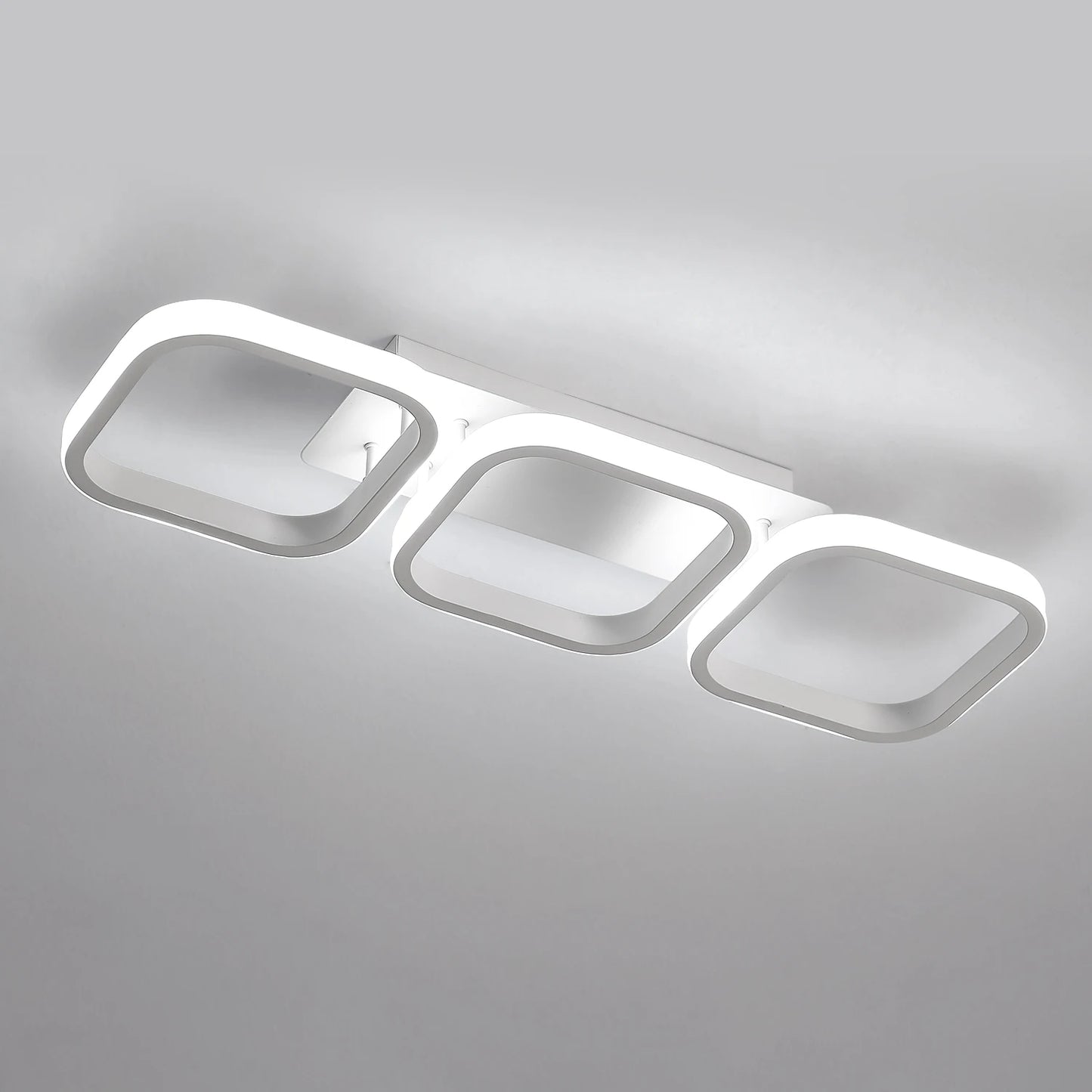 Radientia Modern LED Ceiling Light – 78cm, 32W, White Light 6000K