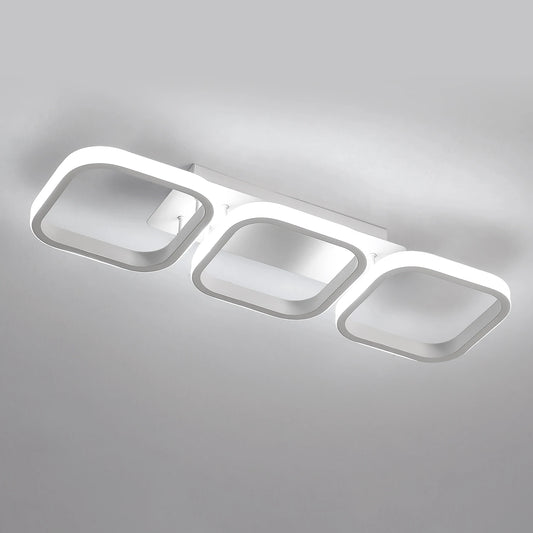 Radientia Modern LED Ceiling Light – 78cm, 32W, White Light 6000K