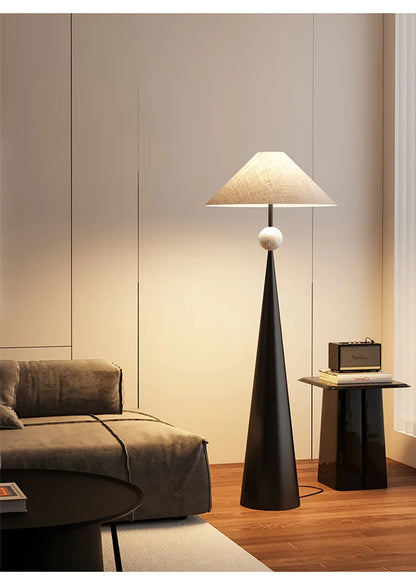 Radientia Wabi-Sabi Minimalist Floor Lamp – Japanese Designer Style Floor Lamp
