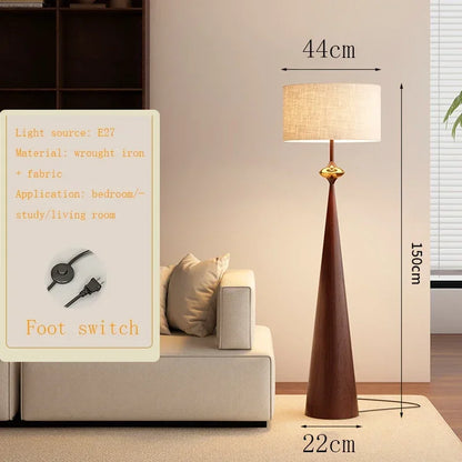 Radientia Wabi-Sabi Minimalist Floor Lamp – Japanese Designer Style Floor Lamp