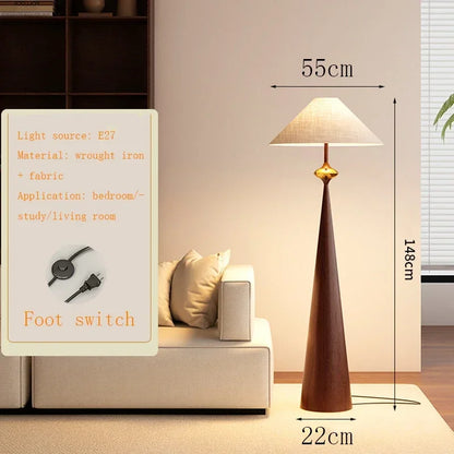Radientia Wabi-Sabi Minimalist Floor Lamp – Japanese Designer Style Floor Lamp