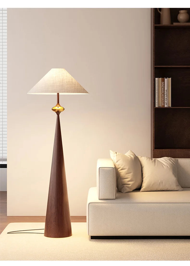 Radientia Wabi-Sabi Minimalist Floor Lamp – Japanese Designer Style Floor Lamp