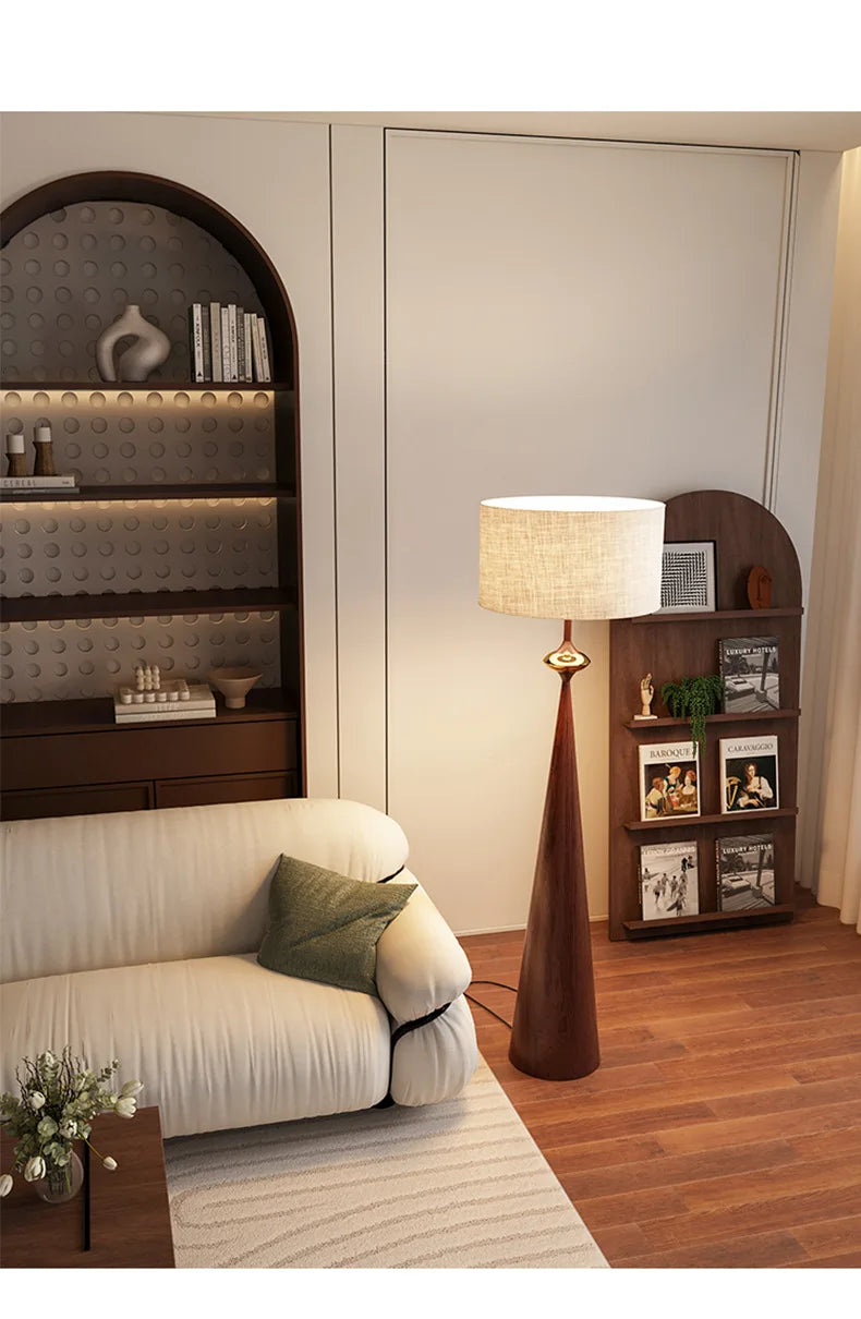 Radientia Wabi-Sabi Minimalist Floor Lamp – Japanese Designer Style Floor Lamp