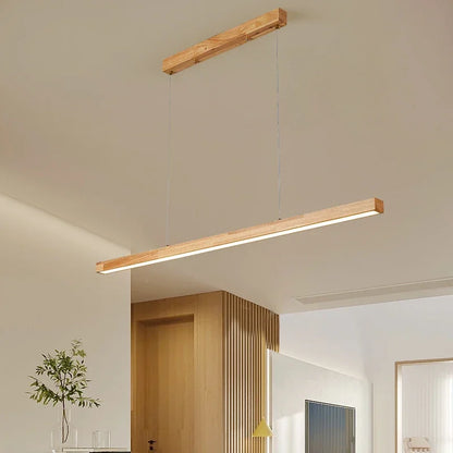 Radientia Nordic Wooden Pendant Light – Japanese White Wax Finish