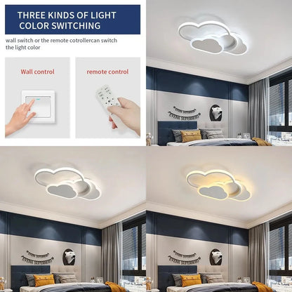 Radientia Cloud LED Ceiling Light – 32W, Remote Dimmable (3000K–6500K)