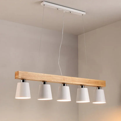 Radientia Nordic Solid Wood Pendant Light – Japanese Minimalist Design