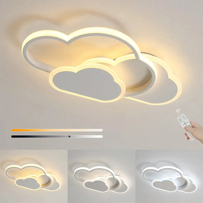 Radientia Cloud LED Ceiling Light – 32W, Remote Dimmable (3000K–6500K)