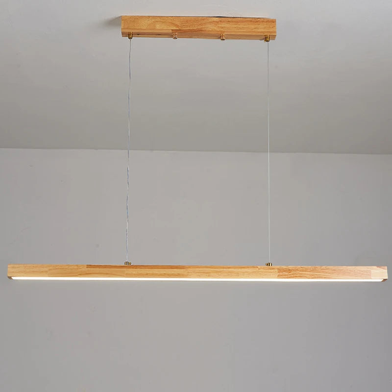 Radientia Nordic Wooden Pendant Light – Japanese White Wax Finish
