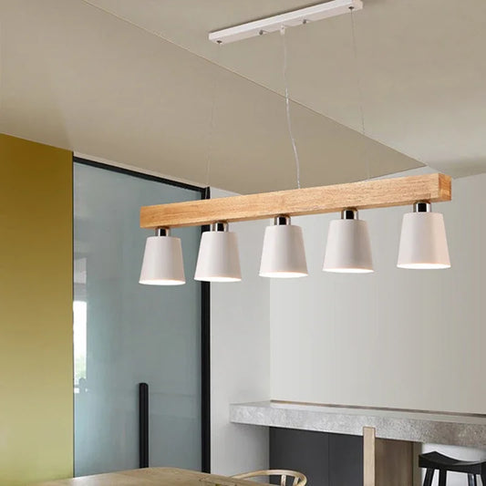 Radientia Nordic Solid Wood Pendant Light – Japanese Minimalist Design