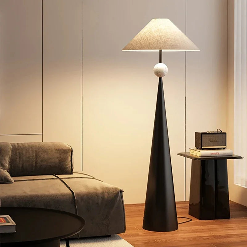 Radientia Wabi-Sabi Minimalist Floor Lamp – Japanese Designer Style Floor Lamp