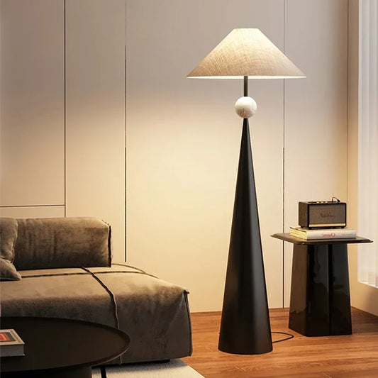 Radientia Wabi-Sabi Minimalist Floor Lamp – Japanese Designer Style Floor Lamp