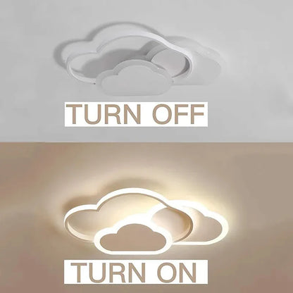 Radientia Cloud LED Ceiling Light – 32W, Remote Dimmable (3000K–6500K)