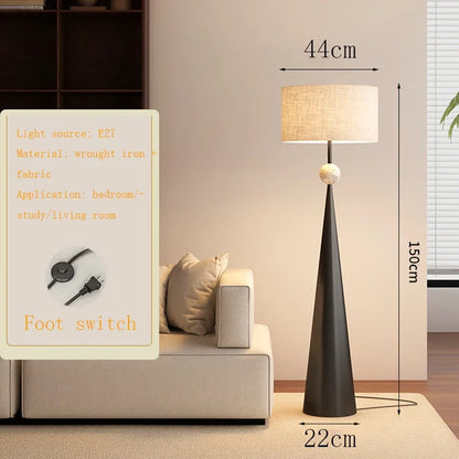 Radientia Wabi-Sabi Minimalist Floor Lamp – Japanese Designer Style Floor Lamp