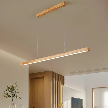 Radientia Nordic Wooden Pendant Light – Japanese White Wax Finish