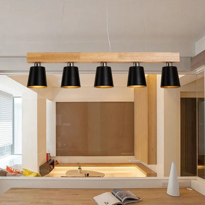 Radientia Nordic Solid Wood Pendant Light – Japanese Minimalist Design