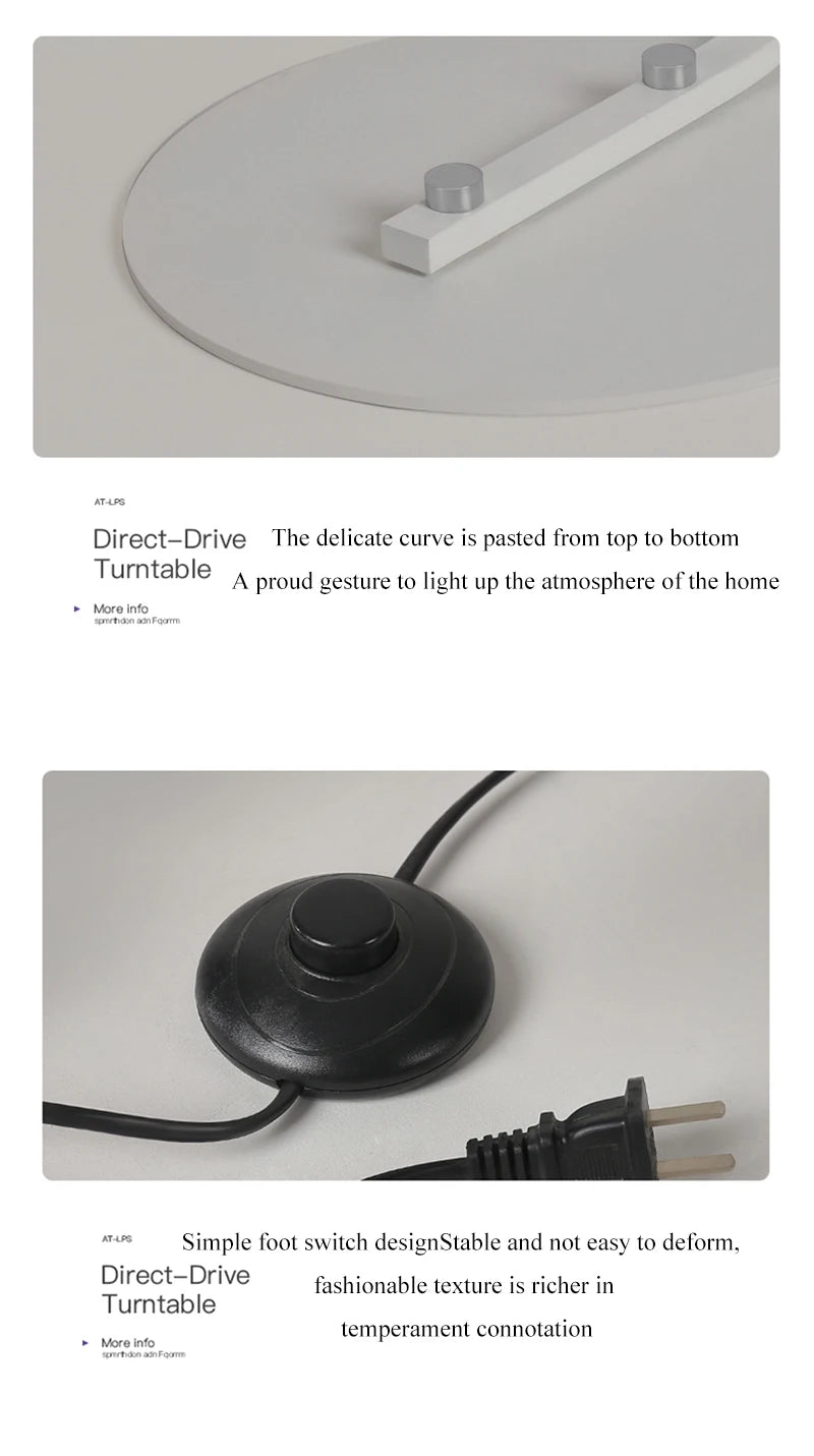 Radientia Nordic LED Art Floor Lamp – Dimmable with Remote & RGB Options