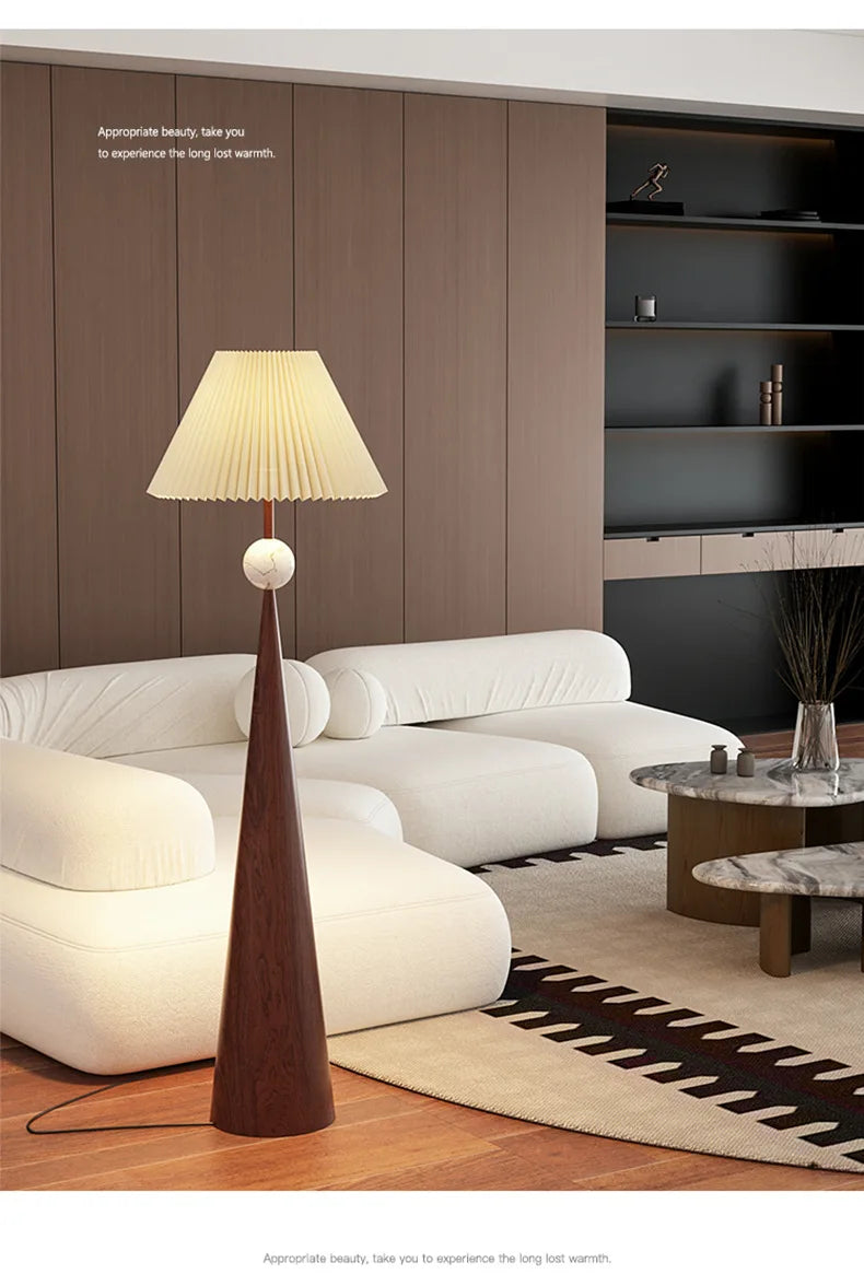 Radientia Wabi-Sabi Minimalist Floor Lamp – Japanese Designer Style Floor Lamp